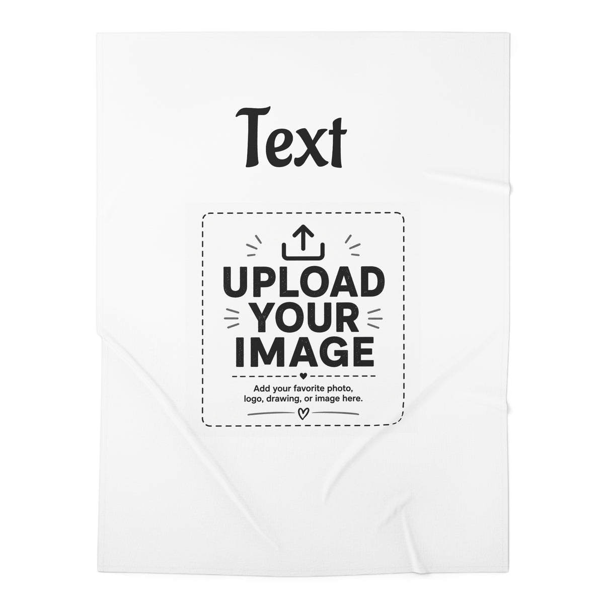 Baby Swaddle Blanket Design and Text Personalization