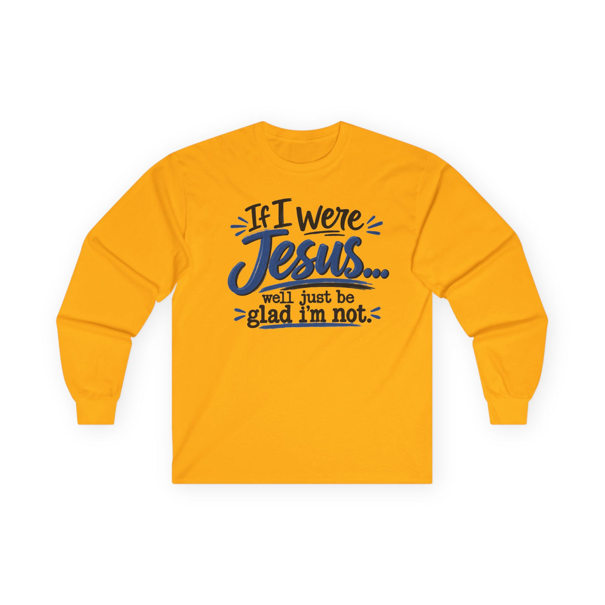 Long Sleeve Gildan 2400 T-Shirt..Front and Back Design