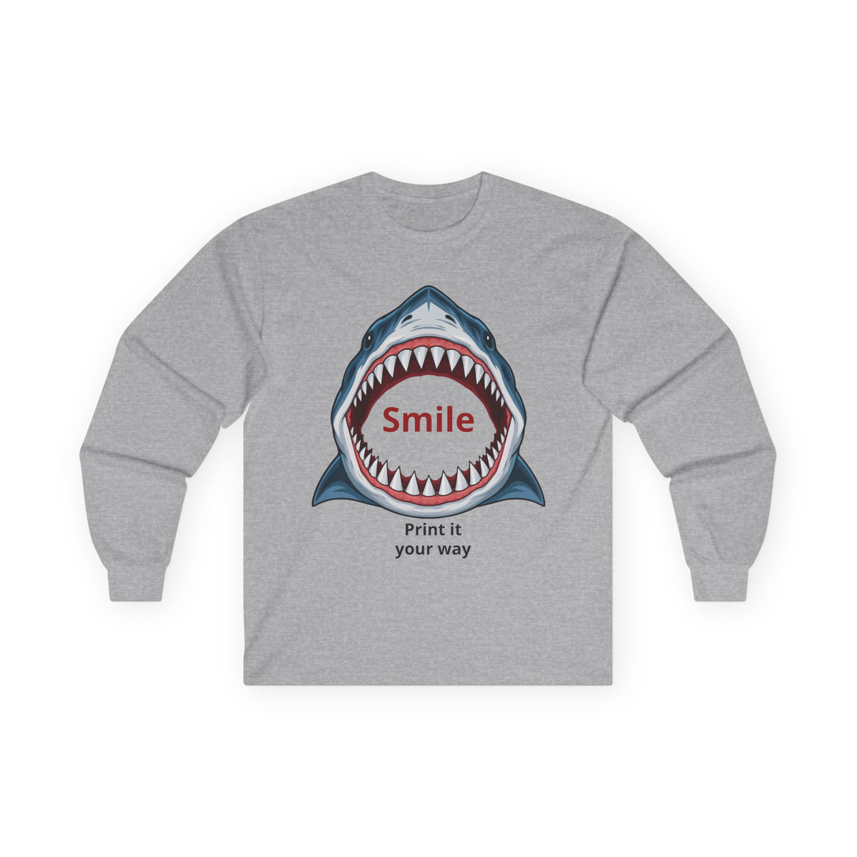 Design you OWN long sleeve T-Shirt....Upload your design and text (2 text locations available)