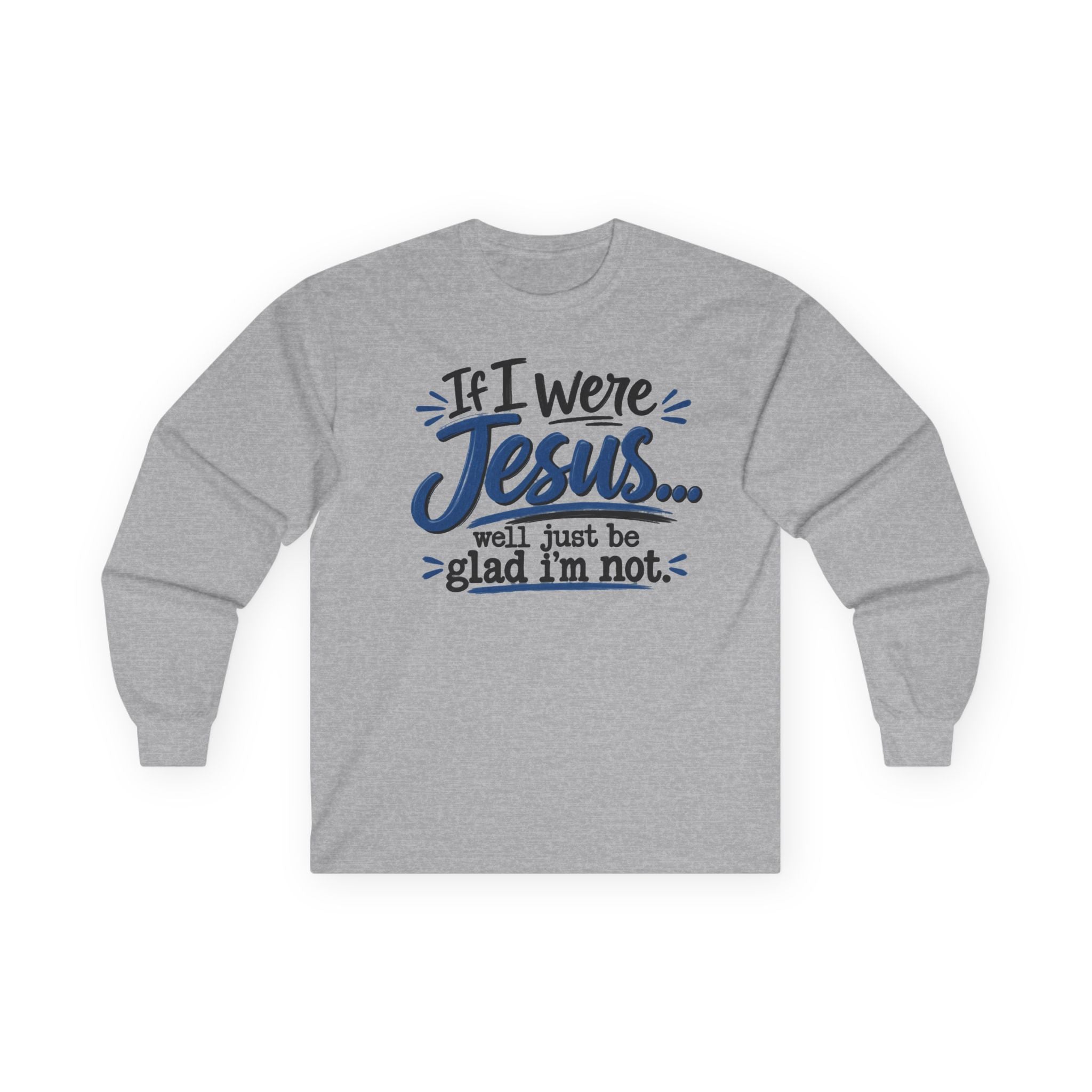 Long Sleeve Gildan 2400 T-Shirt..Front and Back Design