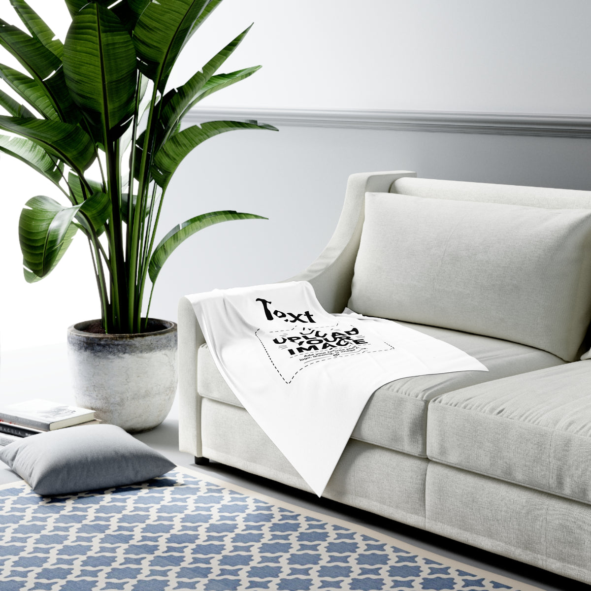 Baby Swaddle Blanket Design and Text Personalization