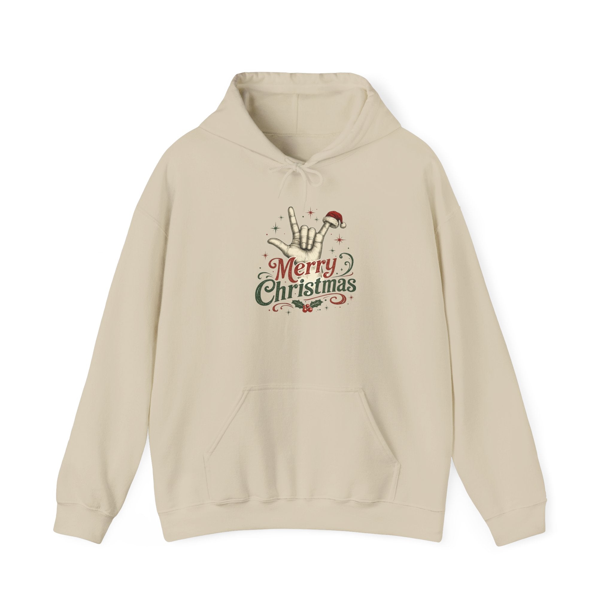 ASL I Love You Merry Christmas — The Holidays — Gildan Hoodie Sweat