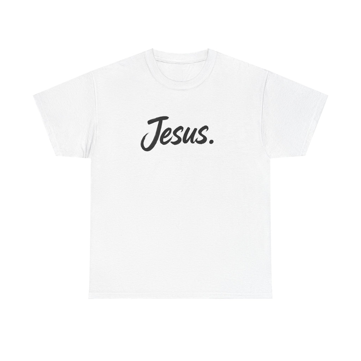 Jesus Script T-Shirt - Faith Designs - Gildan 5000 (available in V-Neck)