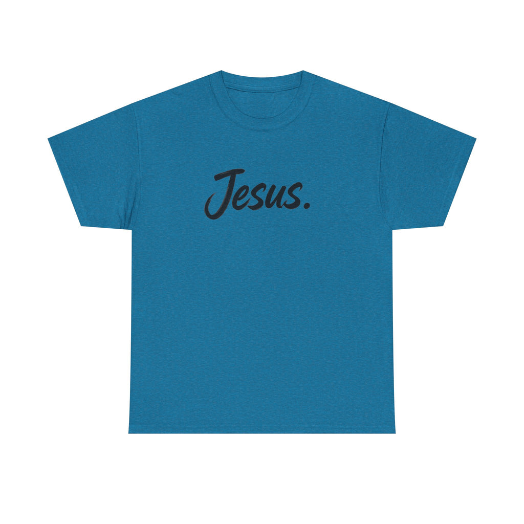 Jesus Script T-Shirt - Faith Designs - Gildan 5000 (available in V-Neck)
