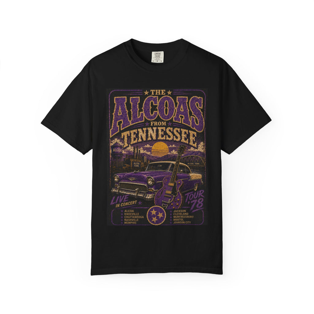The Alcoas From Tennessee Tour T-shirt - Retro- Comfort Colors