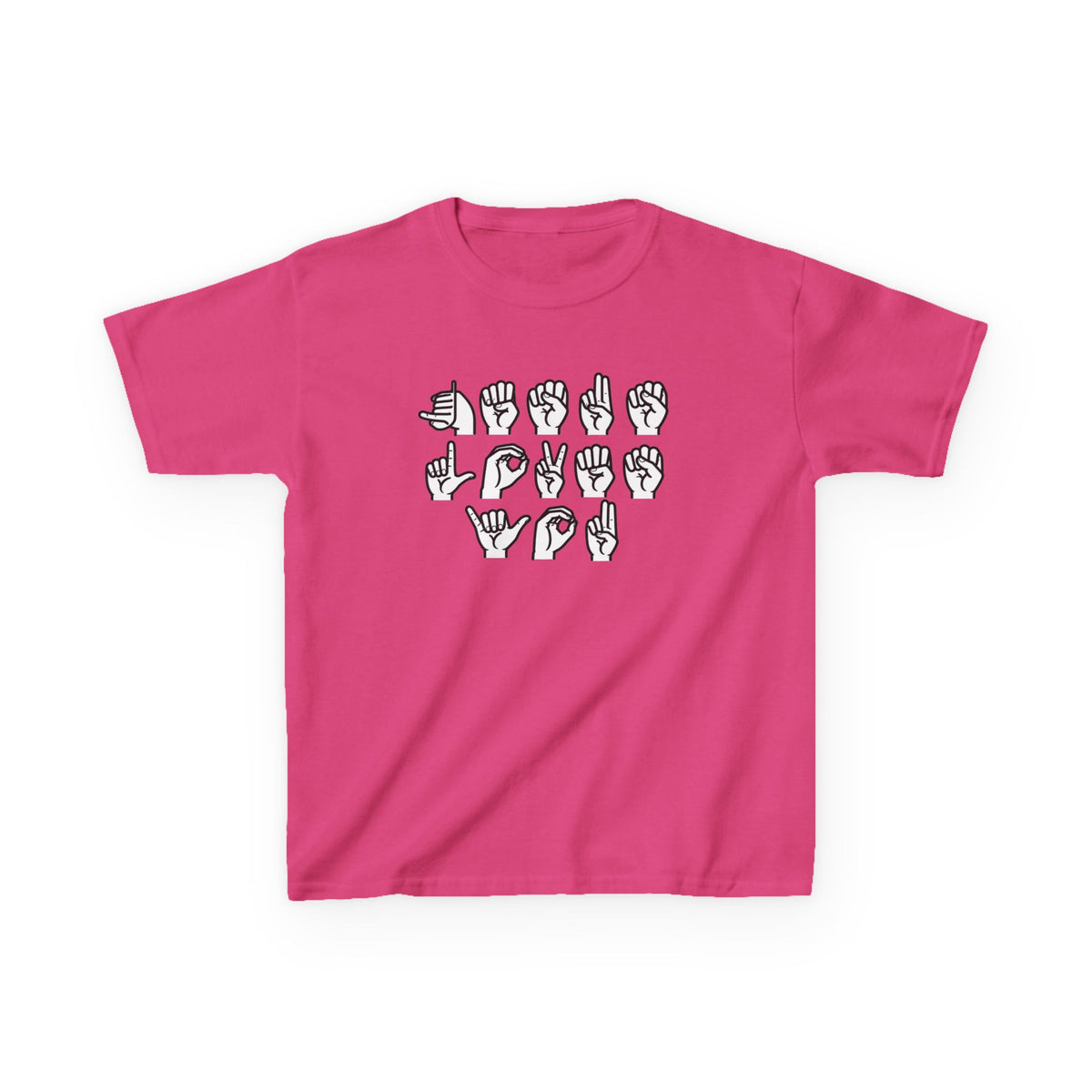 (Kids) ASL Jesus Loves You...Faith/ASL...Gildan