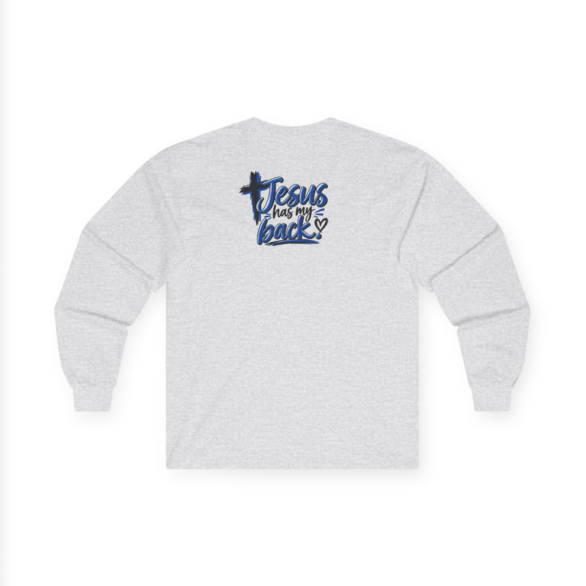 Long Sleeve Gildan 2400 T-Shirt..Front and Back Design