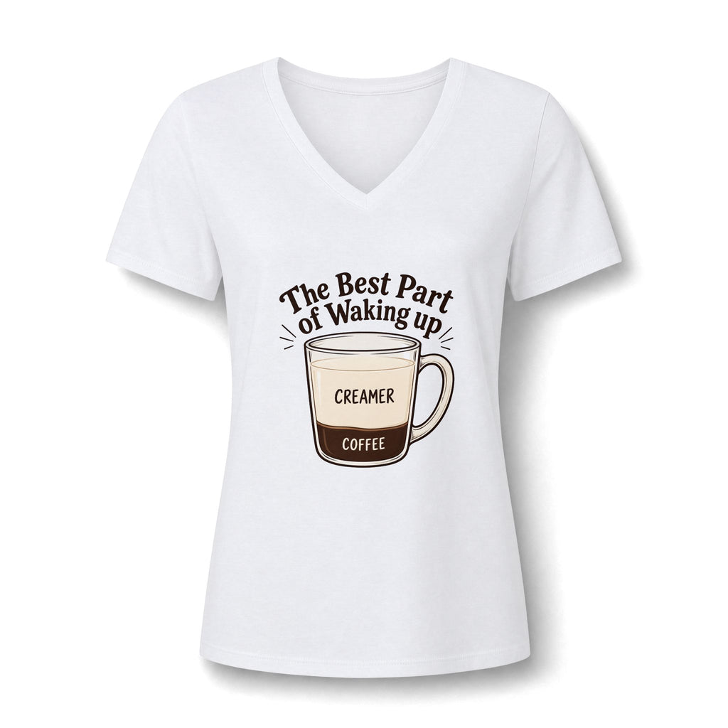 The Best Part of Waking up...IYKYK... Bella + Canvas V-Neck TShirt