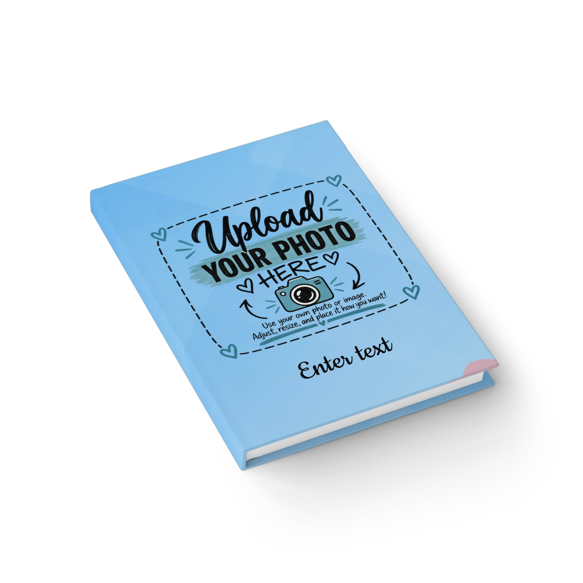 Custom Photo Journal — Personalized Hardcover Photo Upload Notebook