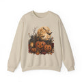 Halloween Pumpkin Moon Sweatshirt - The Seasons - Gildan Sweatshirt