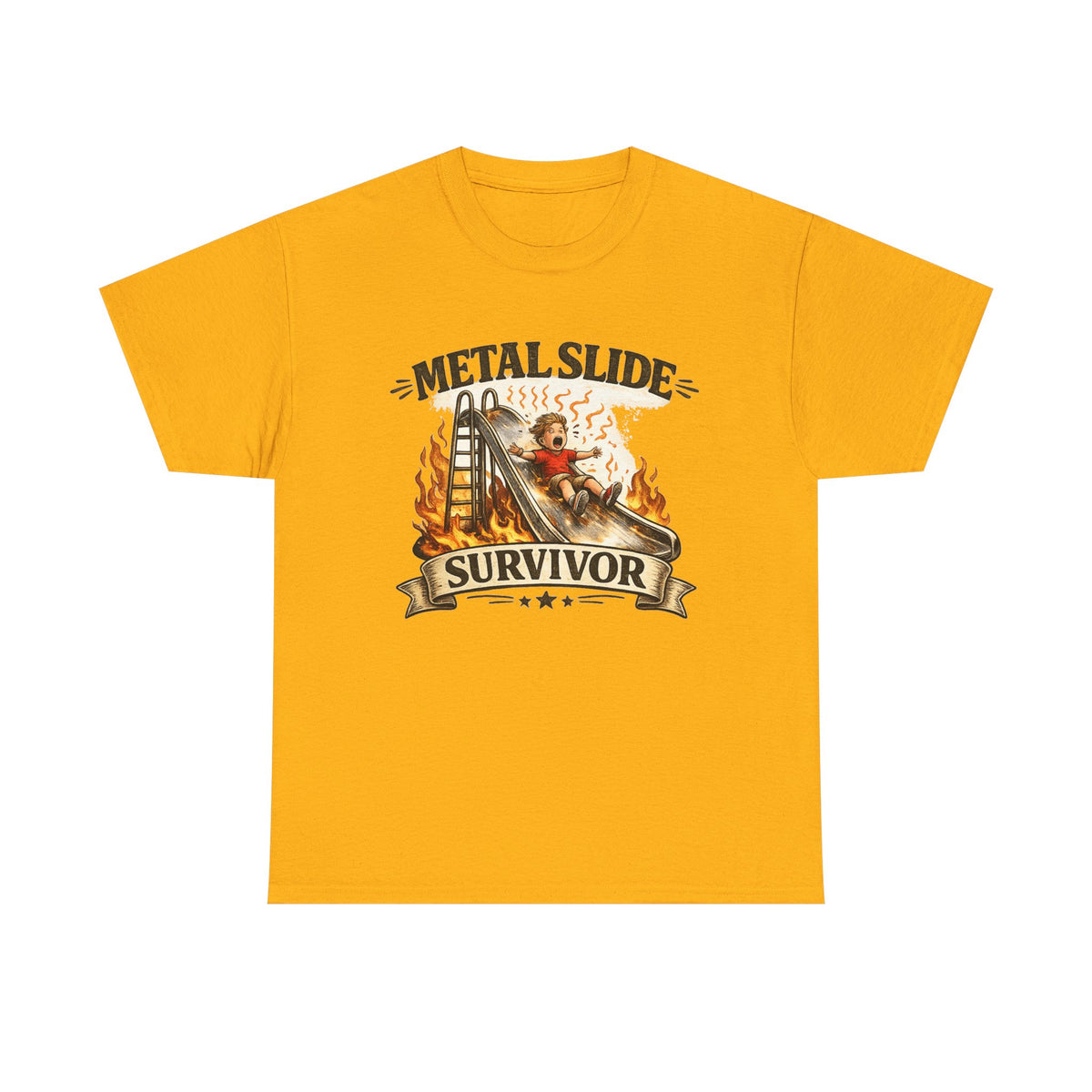 Metal Slide Survivor T-Shirt ...IYKYK...Gildan 5000