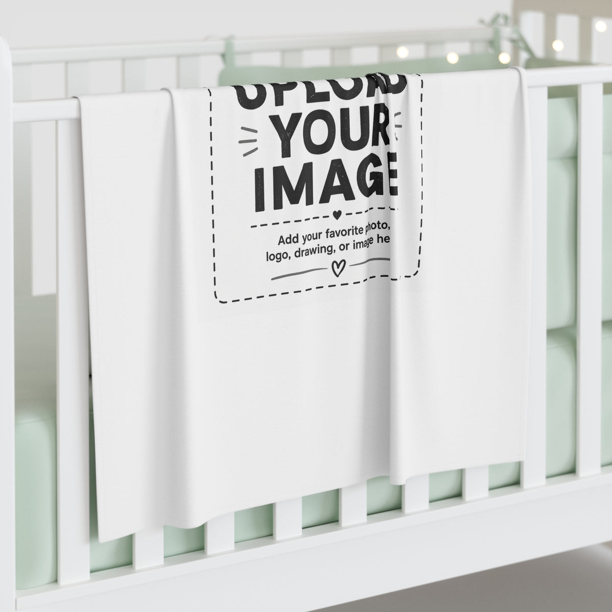 Baby Swaddle Blanket Design and Text Personalization