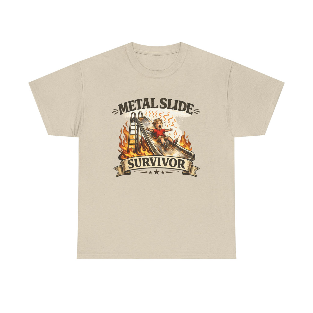 Metal Slide Survivor T-Shirt ...IYKYK...Gildan 5000