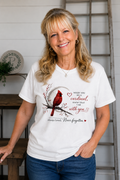 Cardinal Memorial T-Shirt /Faith/ Comfort Colors