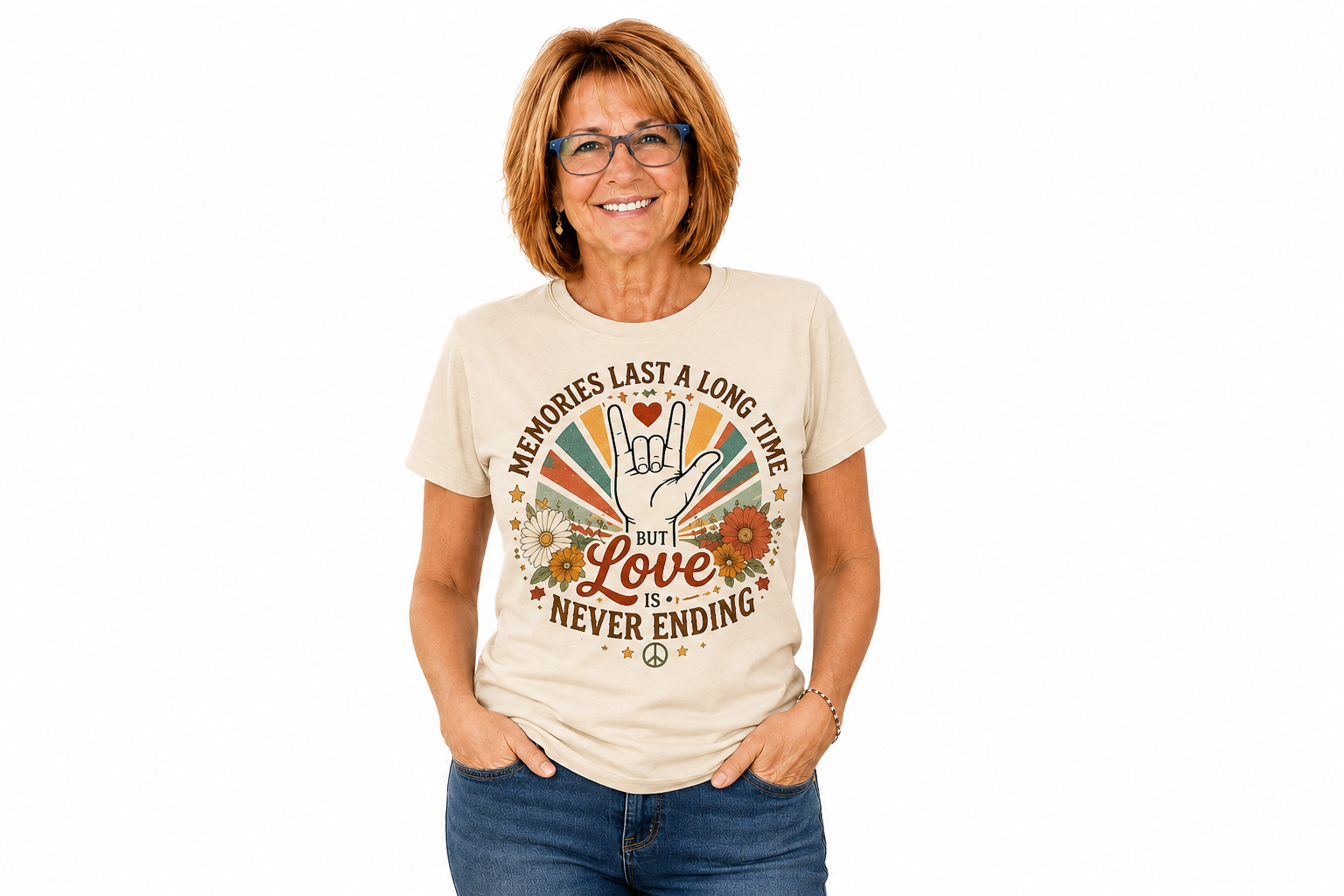 ASL Retro I love You T-Shirt *Limited Edition 2749 Clothing Co./ASL Designs/Comfort Colors