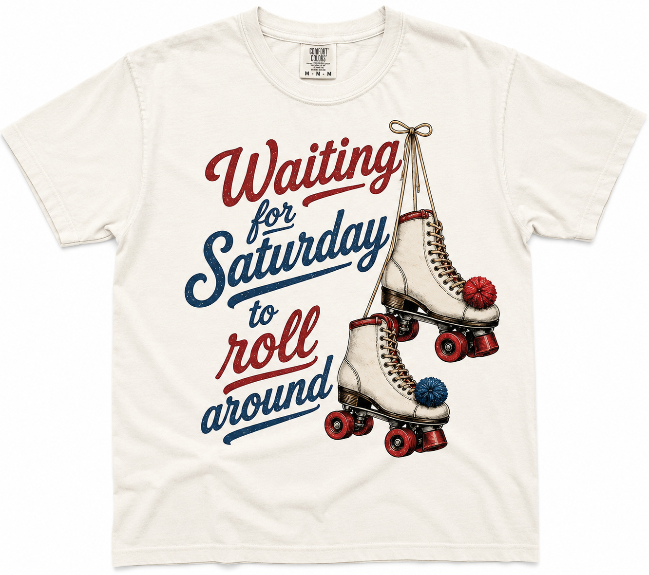 Waiting for Saturday to Roll Around /IYKYK  Retro Collection / Comfort Colors Graphic Tee