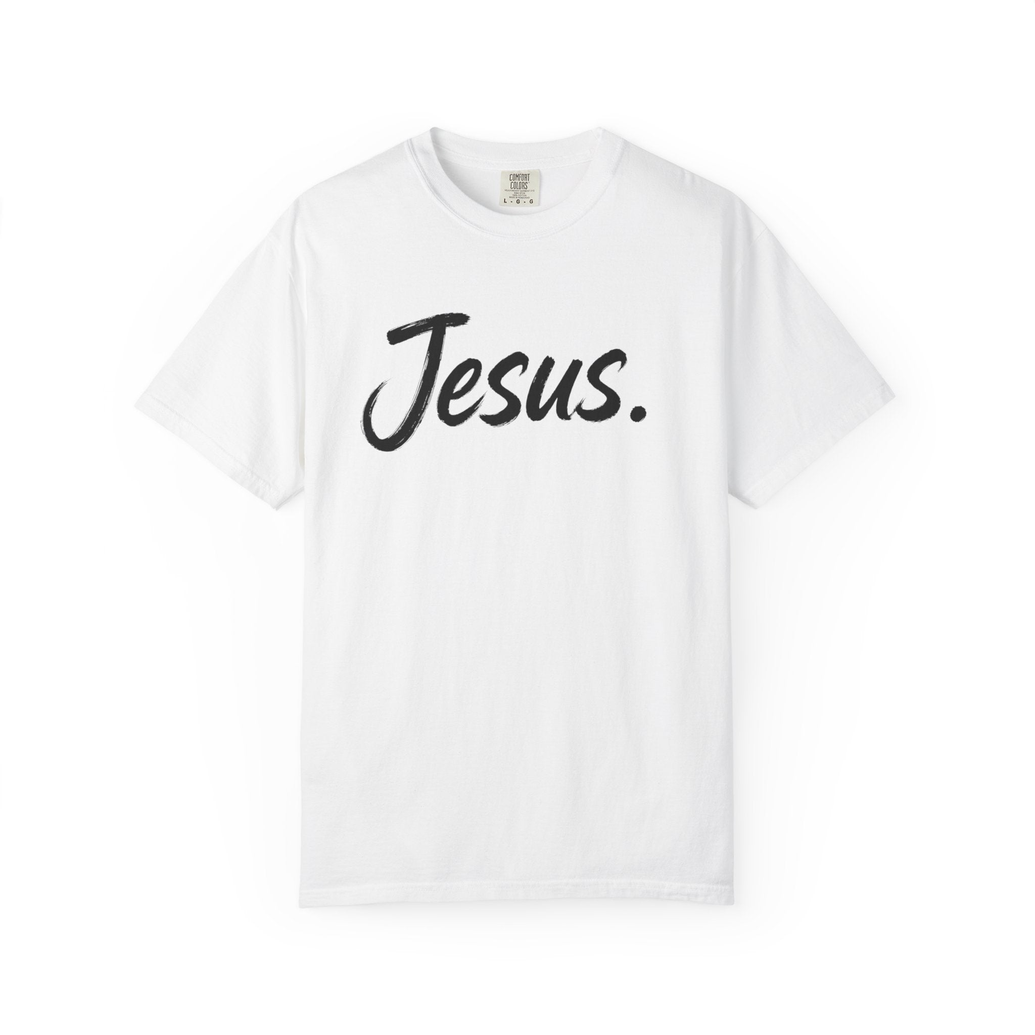 Jesus Script T-Shirt - Faith Designs - Comfort Color TShirt