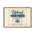 Personalized Photo Blanket ... Upload Your Own Photo ...Custom Woven Throw