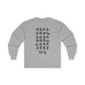 ADULT ASL Alphabet Long Sleeve Tee...ASL...Gildan 2400