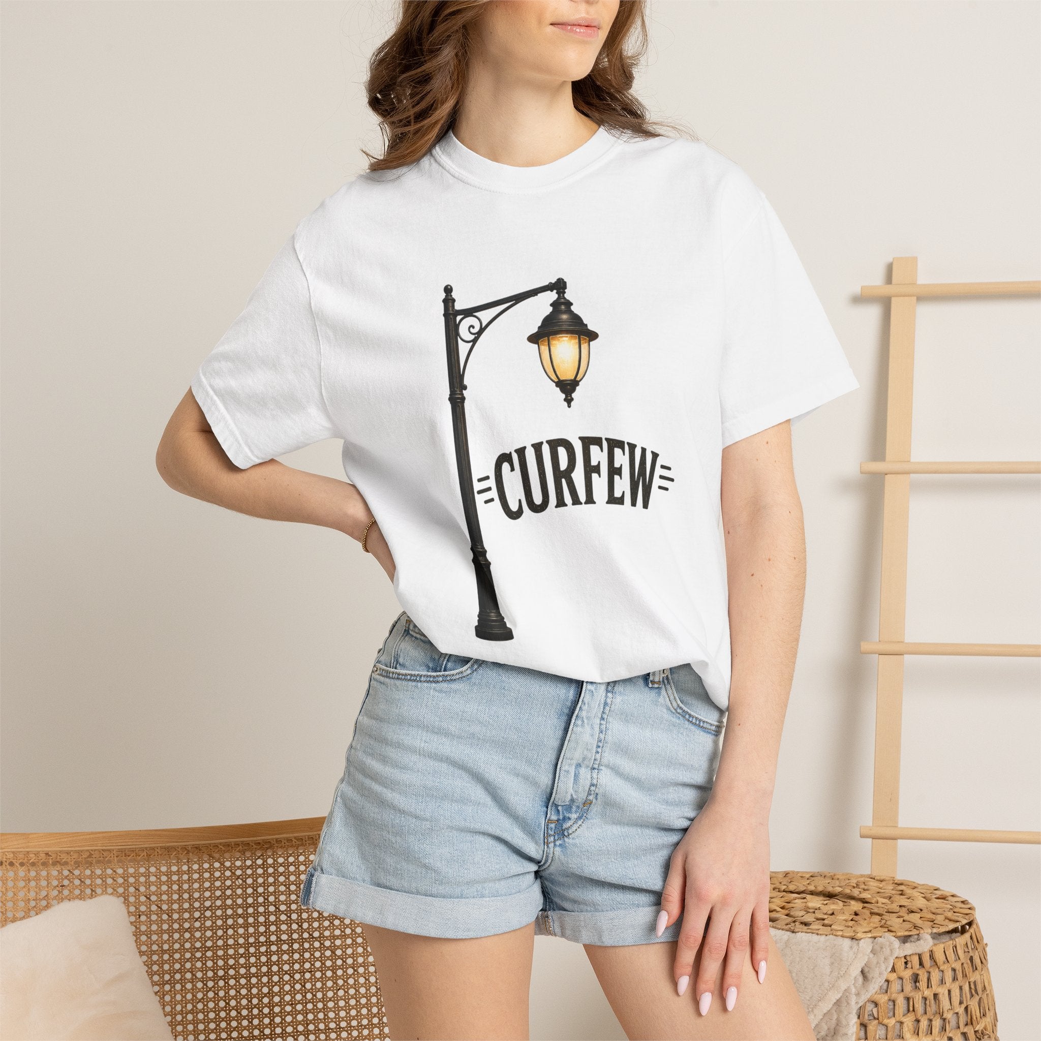 Curfew Streetlamp Graphic T-Shirt