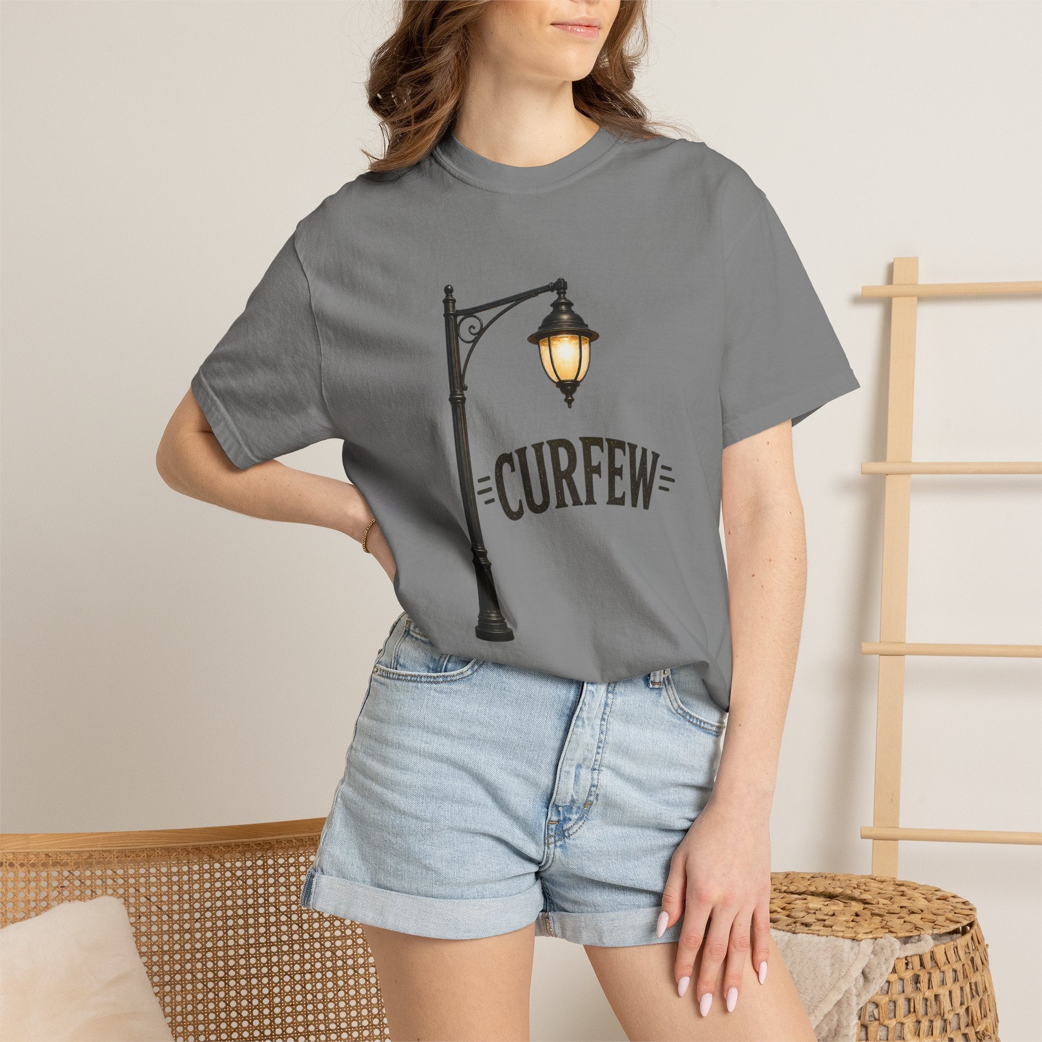Curfew Streetlamp Graphic T-Shirt