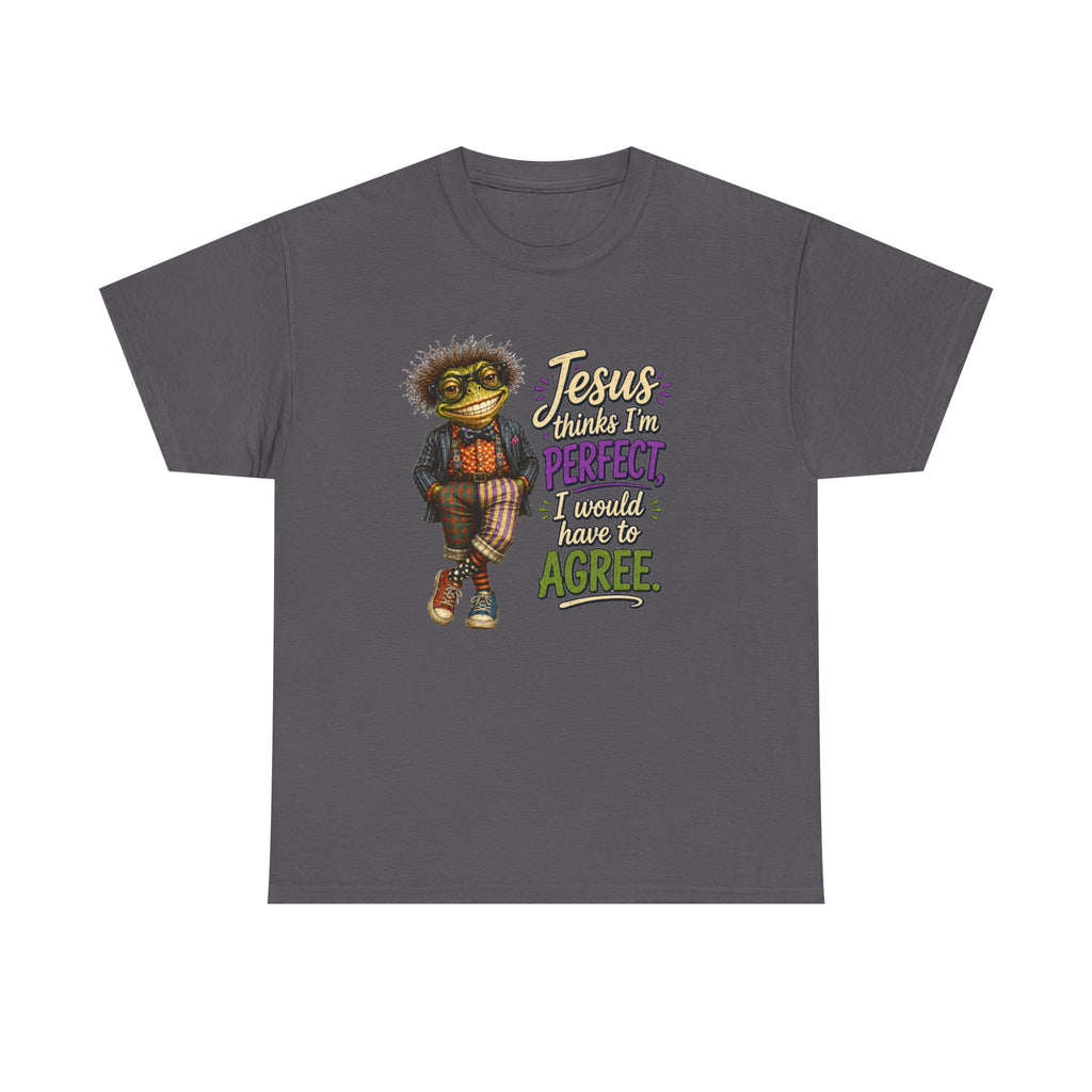 "Jesus Thinks I’m Perfect, I Would Have to Agree" ...Faith...Gildan 5000