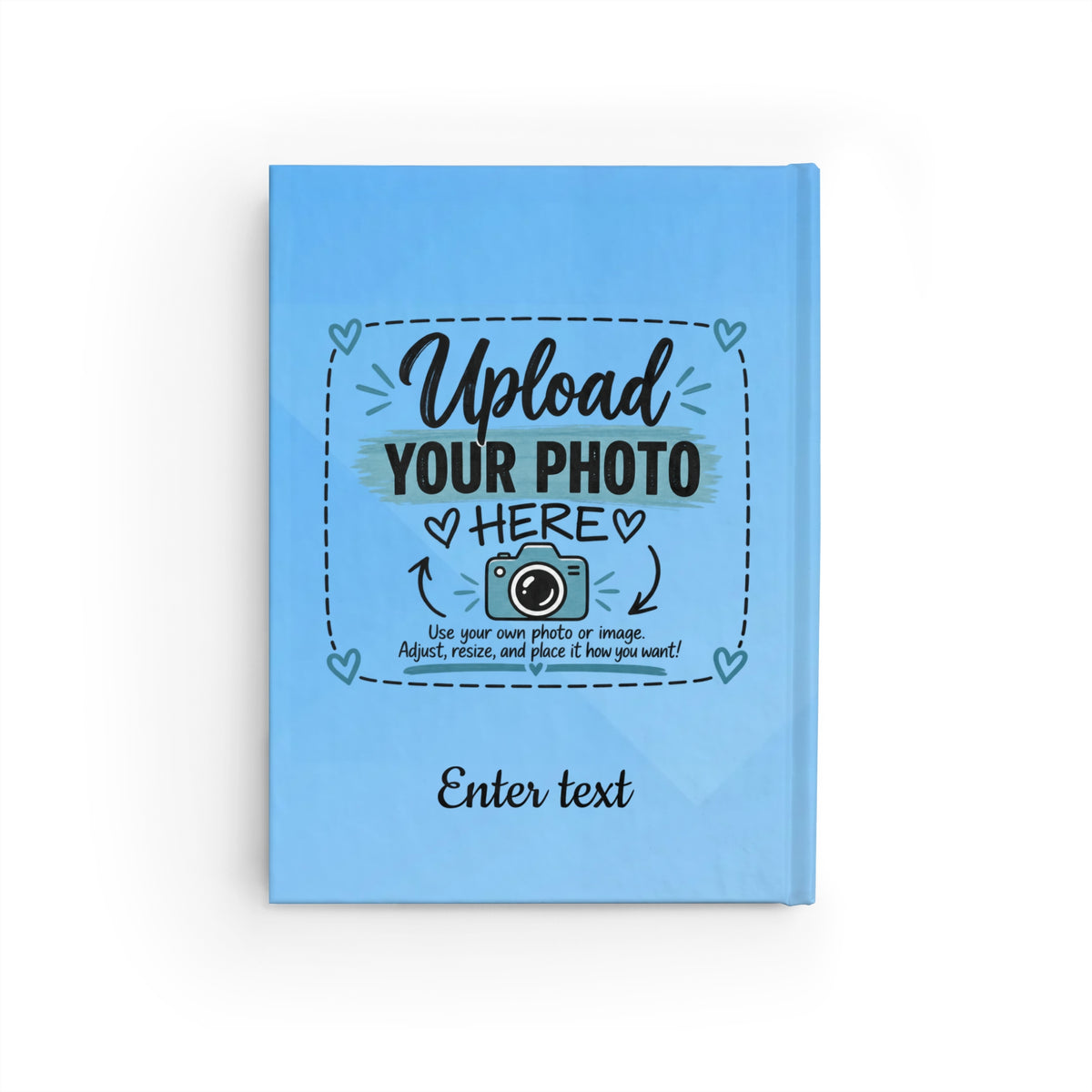 Custom Photo Journal — Personalized Hardcover Photo Upload Notebook