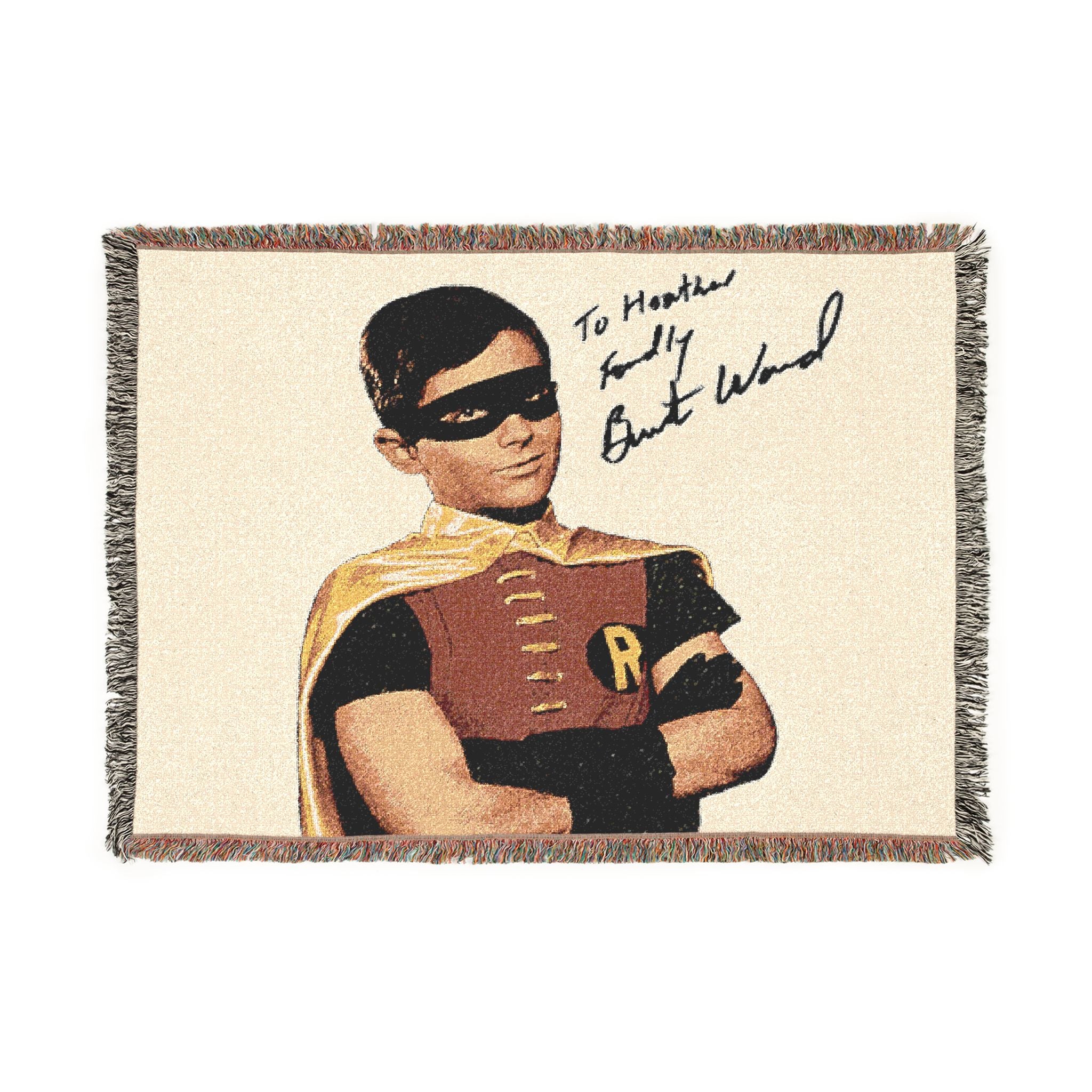Robin superhero...IYKYK...blanket
