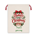 Personalize Baby's 1st Christmas Bag...Green PRINT