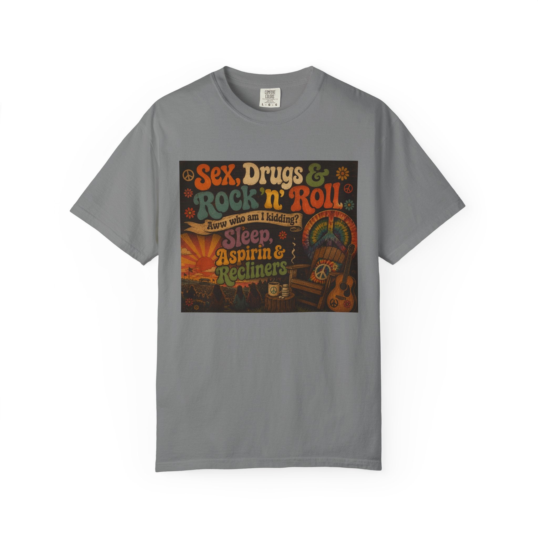 Sex, Drugs & Rock n' Roll  T-shirt | Retro  | Comfort Colors