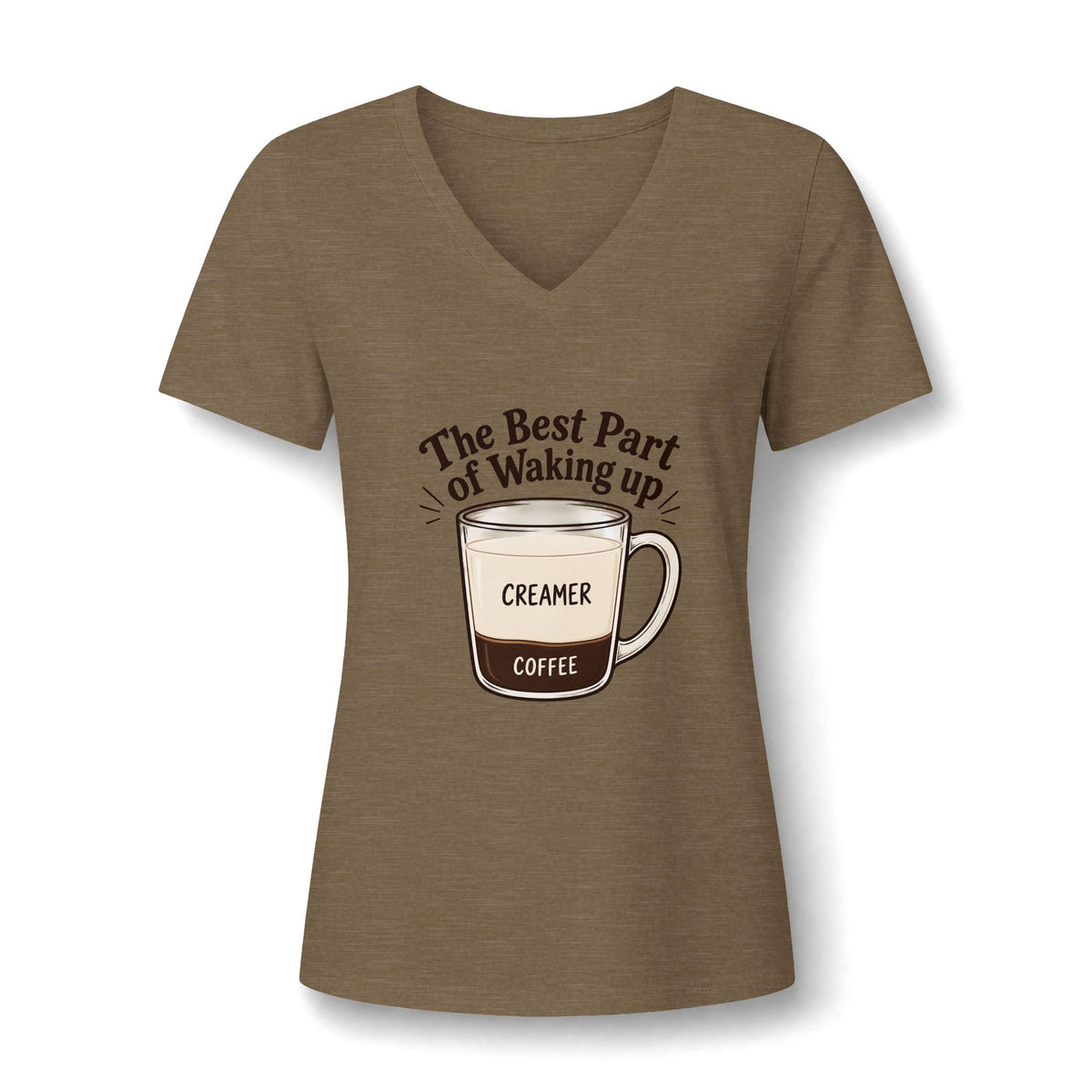 The Best Part of Waking up...IYKYK... Bella + Canvas V-Neck TShirt