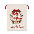Personalize Baby's First Christmas Bag (Text Personalization Only) RED Font
