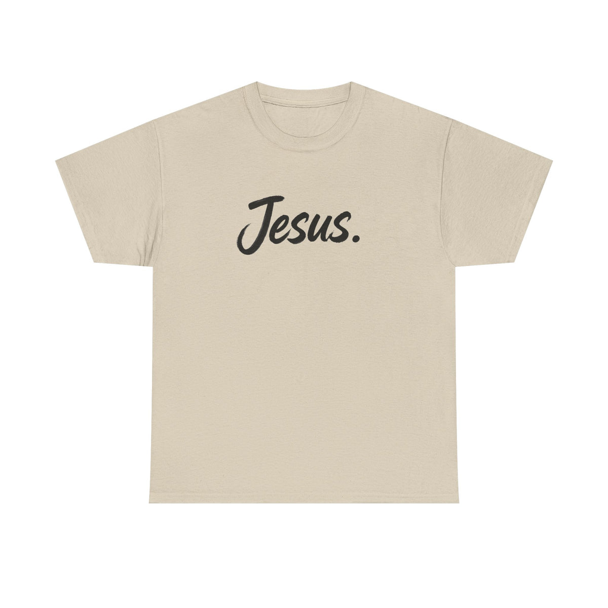 Jesus Script T-Shirt - Faith Designs - Gildan 5000 (available in V-Neck)