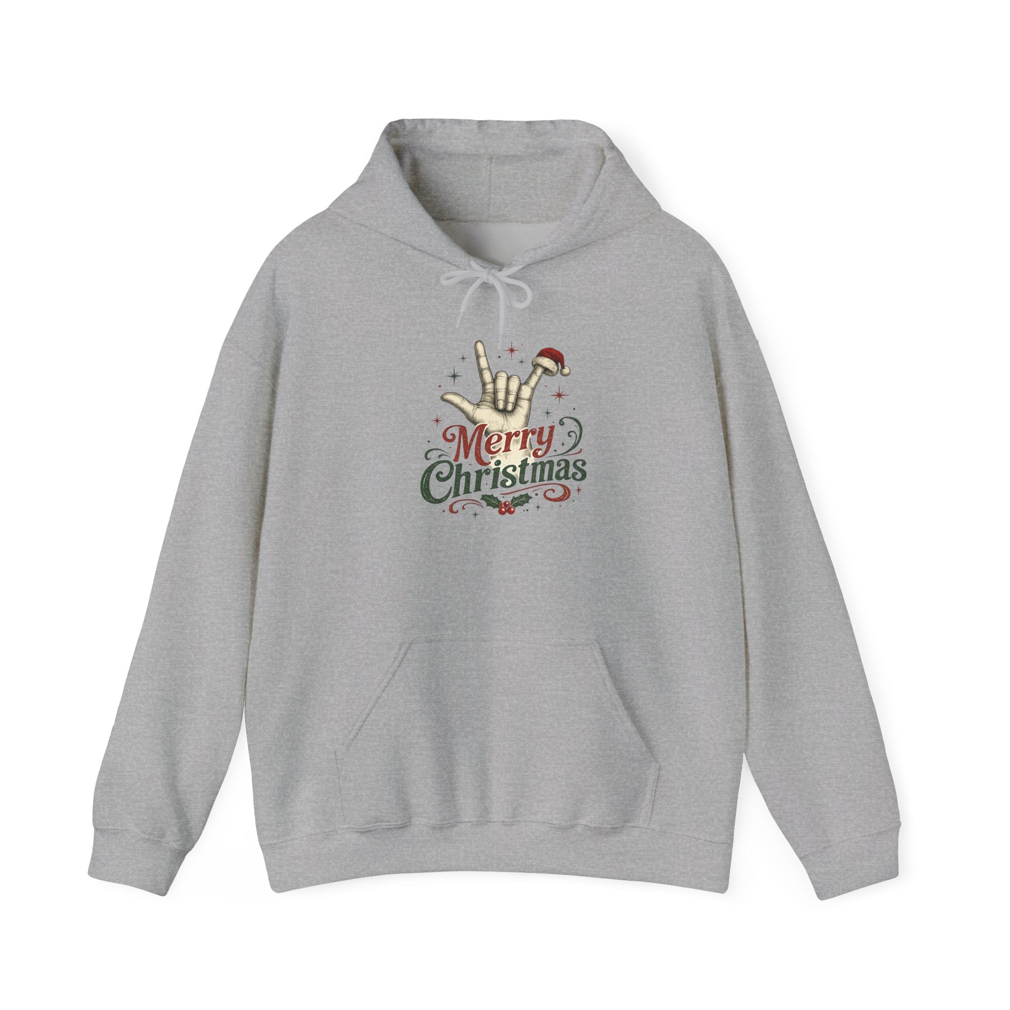 ASL I Love You Merry Christmas — The Holidays — Gildan Hoodie Sweat
