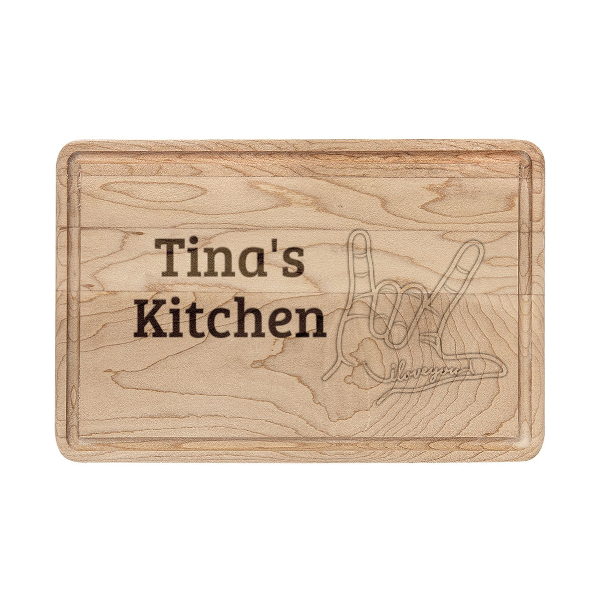 Personalized Engraved Cutting Board —  Rustic Wood Chopping Board, Gift for Home Cooks & Housewarming