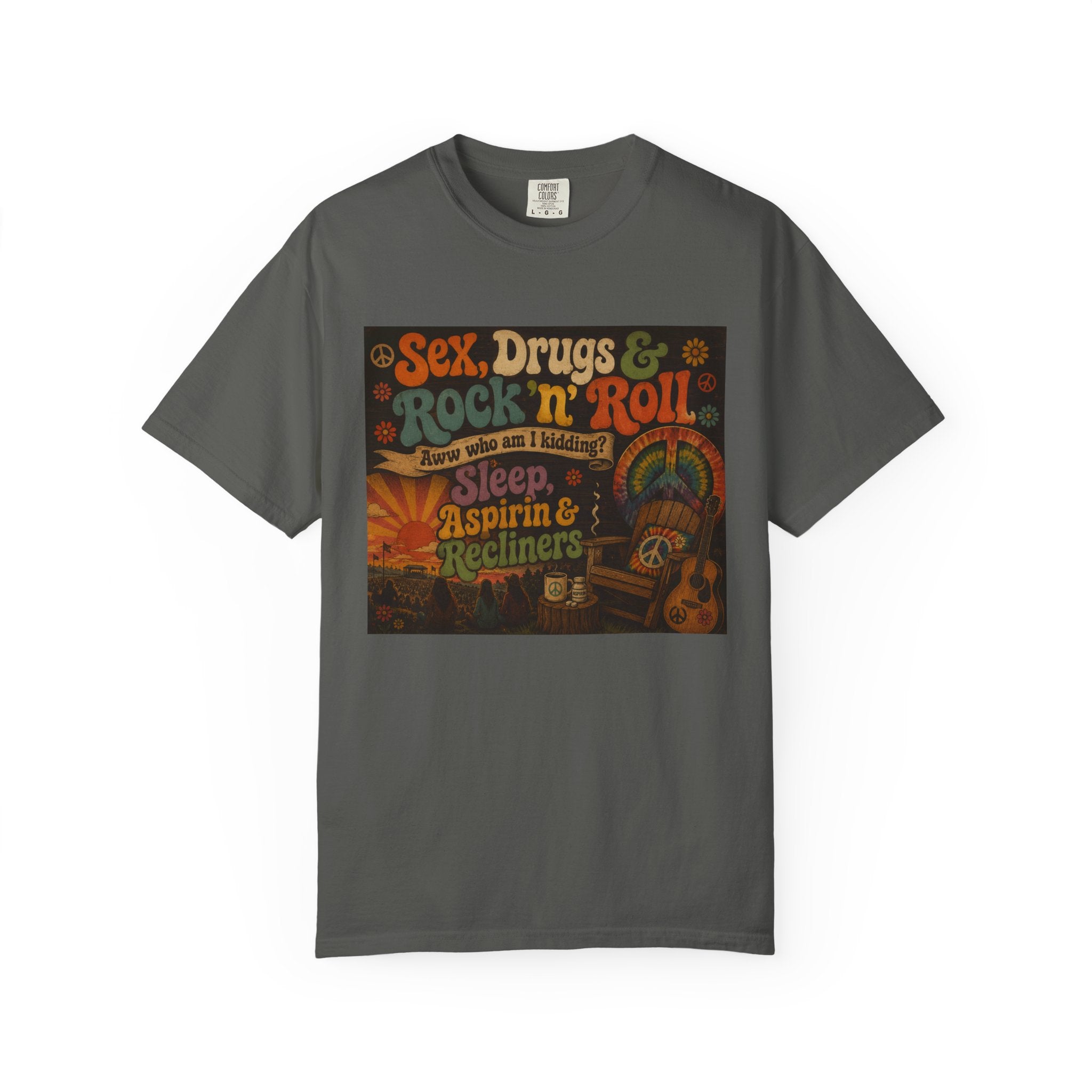 Sex, Drugs & Rock n' Roll  T-shirt | Retro  | Comfort Colors