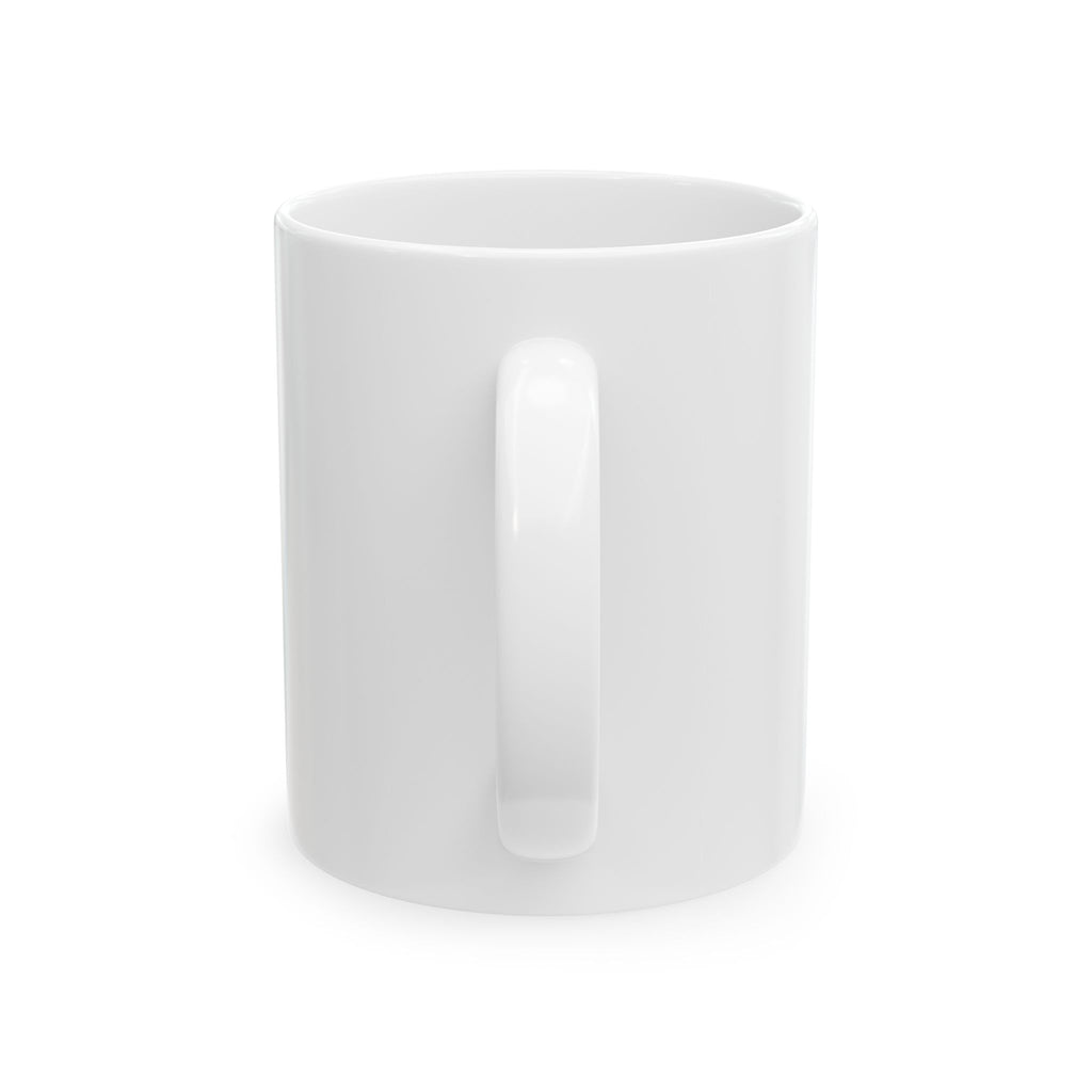 Customizable Ceramic Mug - Personalized Text Coffee Cup (11oz & 15oz)